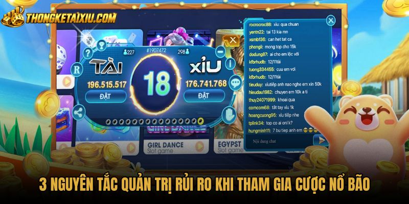 Nguyên tắc cân đối tiền cược tài xỉu bộ ba an toàn