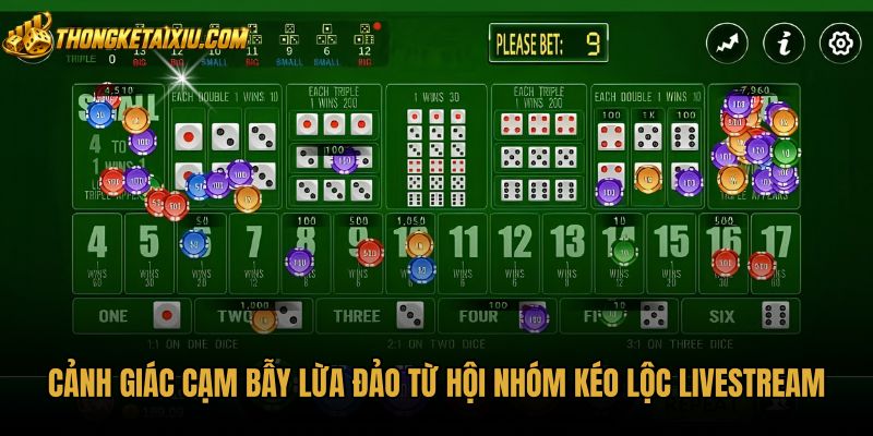 Chiêu trò lừa đảo qua nhóm livestream xin lộc tài xỉu