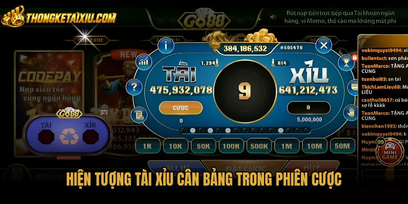 Bản chất tài xỉu cân bảng từ dữ liệu các phiên cược