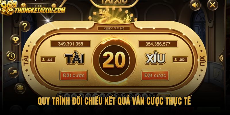Cách tính tài xỉu qua ba bước đối chiếu kết quả